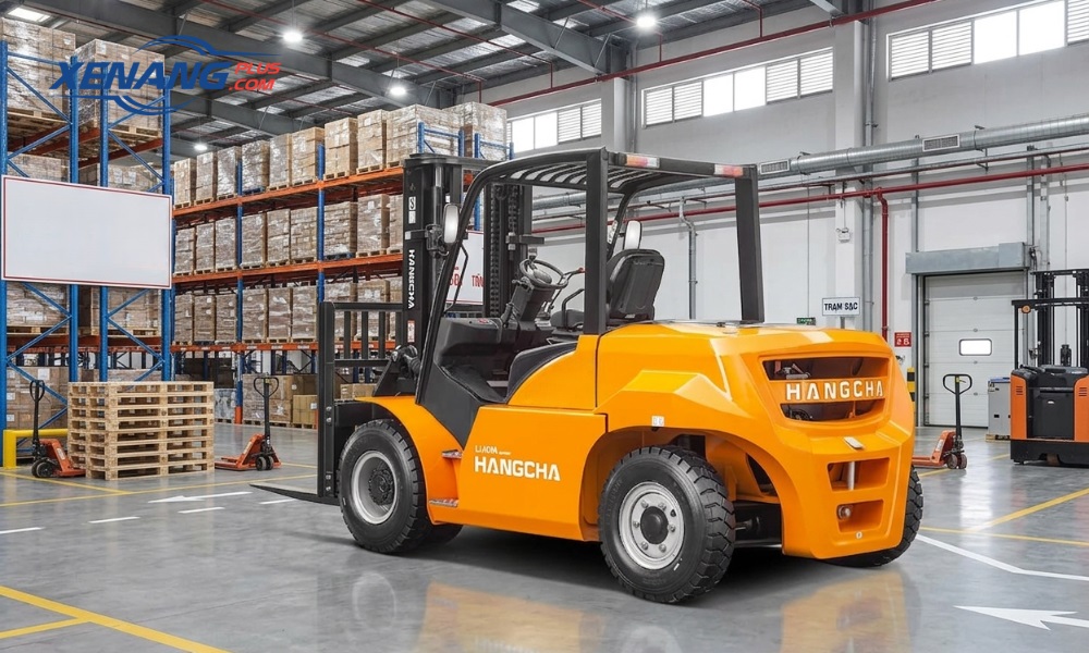 Dòng xe nâng điện 6 tấn Hangcha XH hỗ trợ hiệu quả cho nhiều ngành nghề với yêu cầu vận hành liên tục