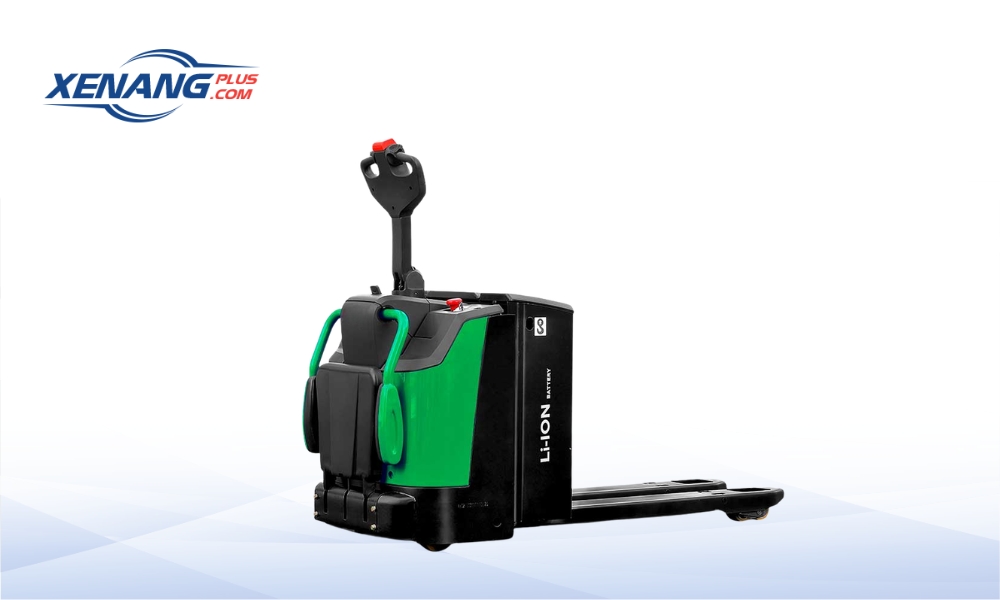 Xe nâng điện thấp 2.5 tấn Hangcha dòng A hỗ trợ xếp dỡ và di chuyển pallet hiệu quả