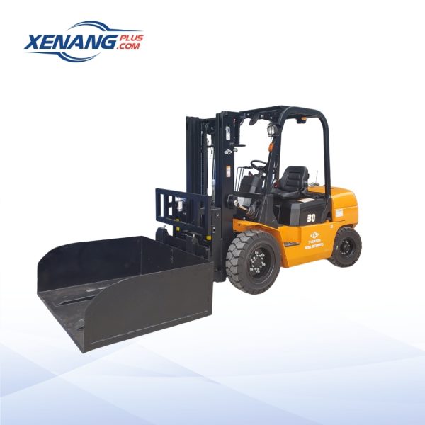 xe nâng xúc lật