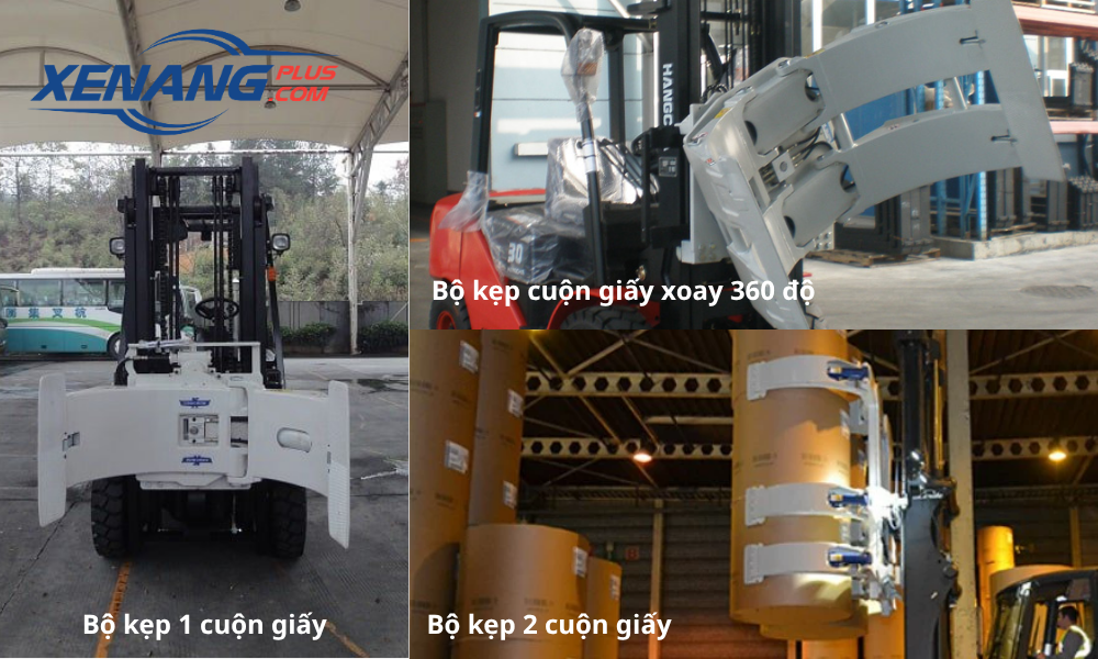 Một số phân loại cơ bản cho xe nâng lắp bộ công tác kẹp giấy