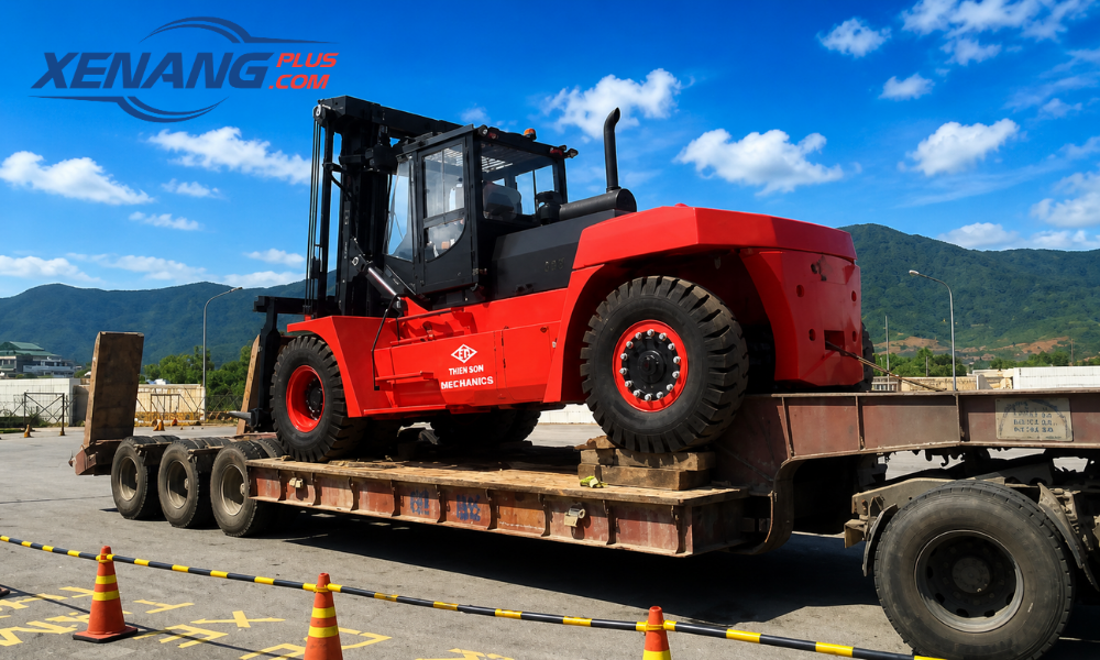Xe nâng dầu 22 tấn tại Xe nâng Plus