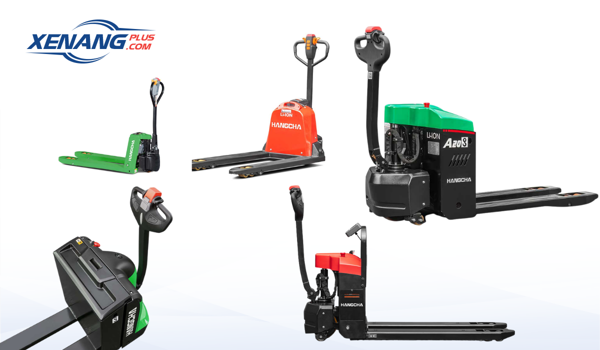 Các loại xe nâng tay điện 2 tấn Hangcha rất đa dạng