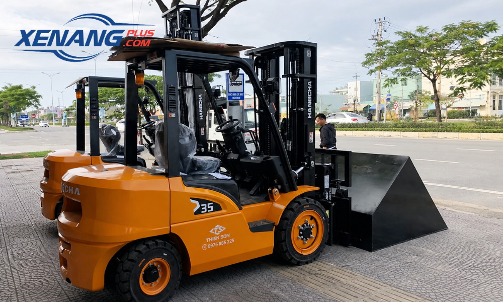 Xe nâng xúc lật chất lượng cao tại Thiên Sơn