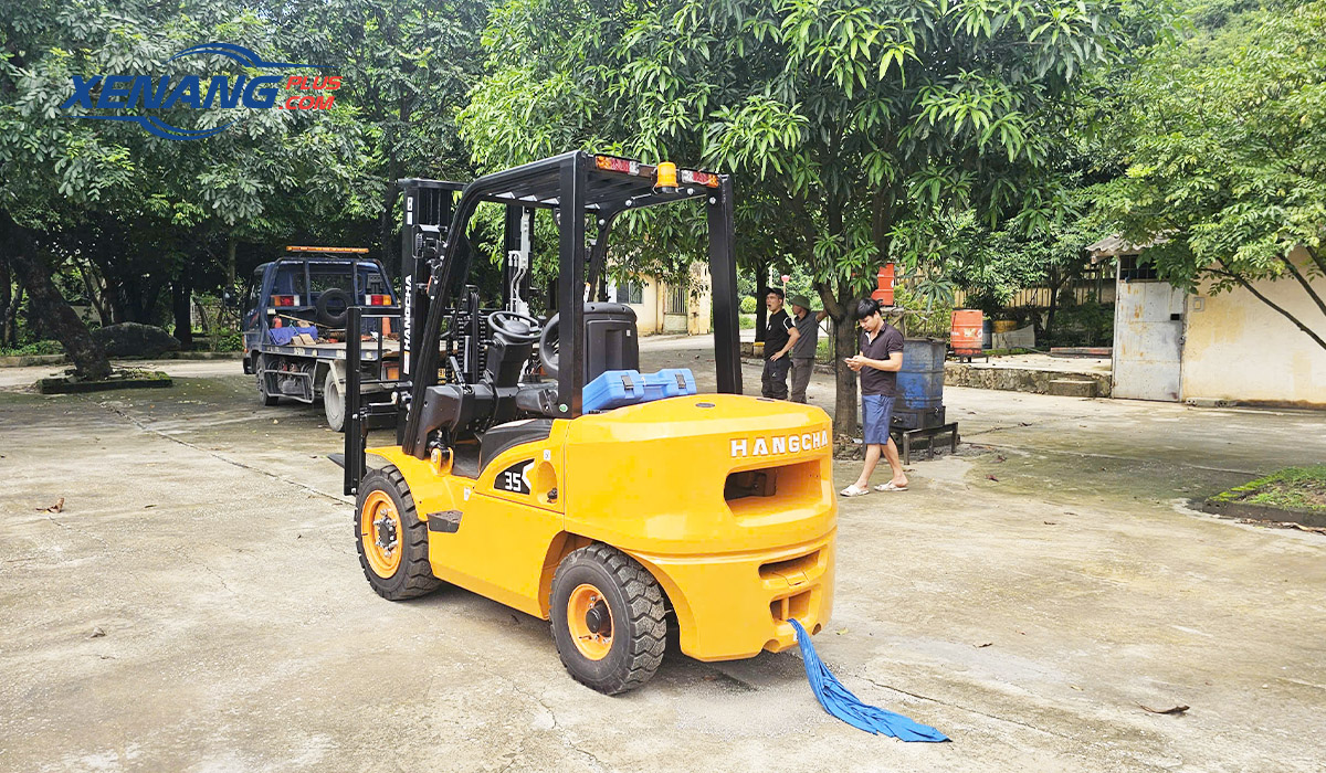 Xe nâng dầu Hangcha 3.5 tấn giúp doanh nghiệp tối ưu chi phí vận hành