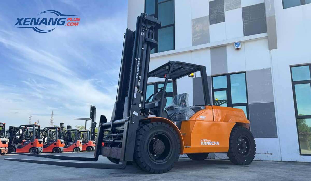 Xe nâng điện 10 tấn Hangcha sở hữu công nghệ hiện đại giúp vận hành mạnh mẽ và tiết kiệm năng lượng