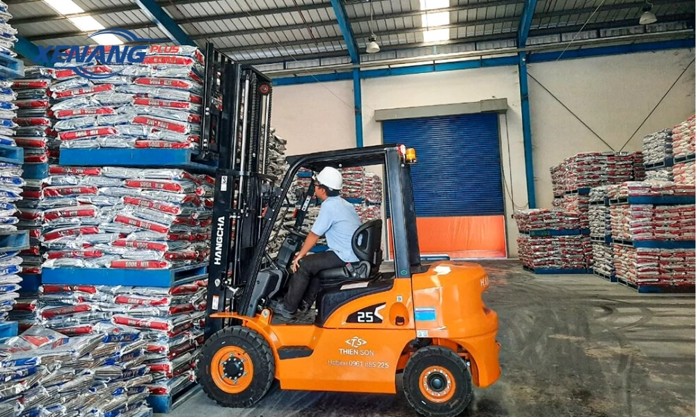 Chương trình đào tạo chứng chỉ xe nâng kết hợp giữa kiến thức lý thuyết và kỹ năng vận hành thực tế 