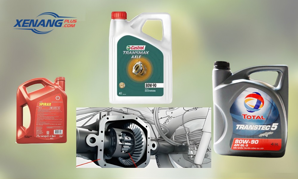 Nhớt hộp số và nhớt cầu giúp hệ truyền động giảm ma sát, sang số mượt hơn