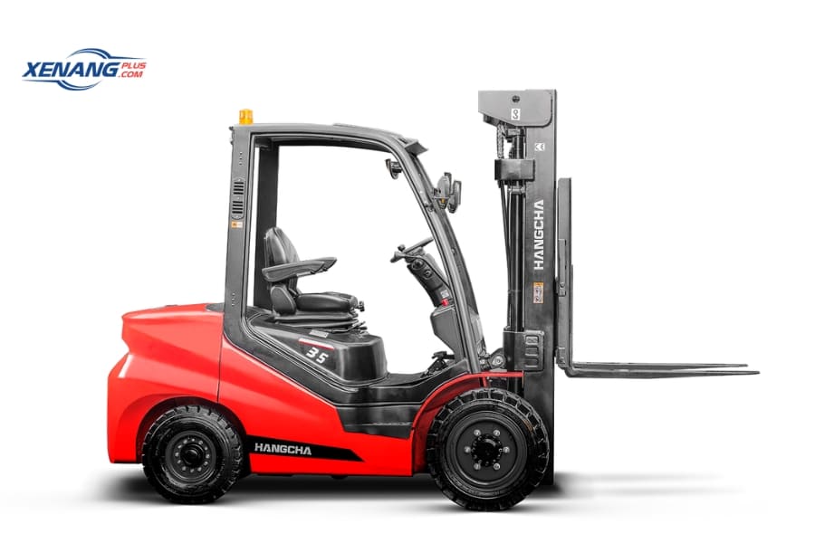 Xe nâng lốp đặc đối trọng