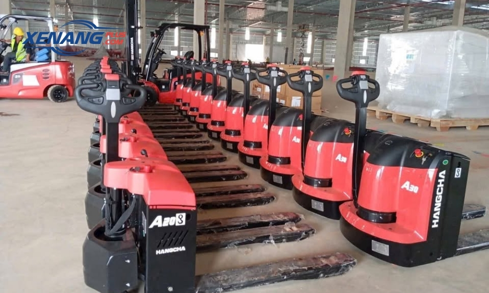 Xe nâng tay được sử dụng nhiều trong kho hàng quy mô nhỏ và vừa tại Hải Dương