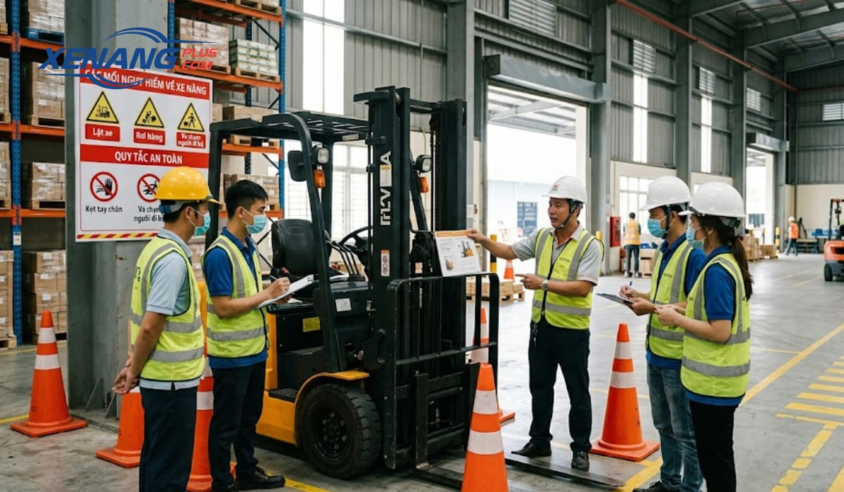 Tìm hiểu về xe nâng và những mối nguy hiểm có thể xảy ra