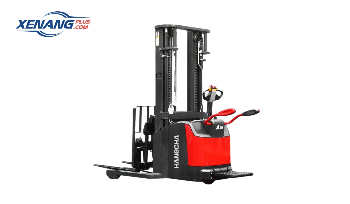 Xe nâng tay cao 2.5 tấn axit-chì vận hành bằng điện, không phát thải khí độc