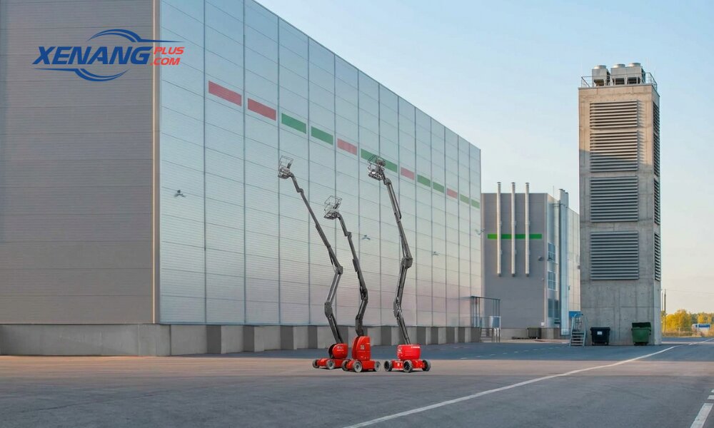 Xe nâng người boom lift dạng gấp khúc